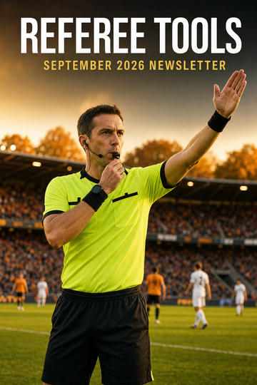 Referee Tools Newsletter #13 – September 2026 New Season, New Standards: Your Complete Kickoff Guide
